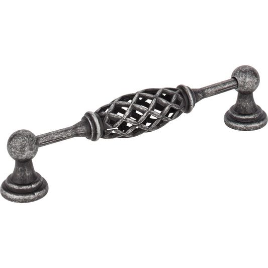 JEFFREY ALEXANDER 749-128B-SIM Tuscany 128 mm Center-to-Center Bar Pull , Distressed Antique Silver