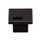 TOP KNOBS TK269TB Modern Metro Slot 1 1/4" Length Square Knob - Tuscan Bronze