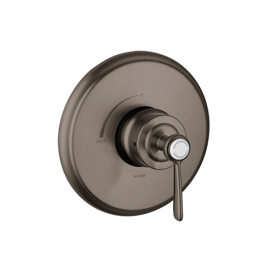 AXOR 16508341 Montreux Pressure Balance Trim - Brushed Black Chrome