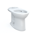 TOTO C776CEG#01 Drake Elongated Tornado Flush Toilet Bowl With Cefiontect - Cotton White