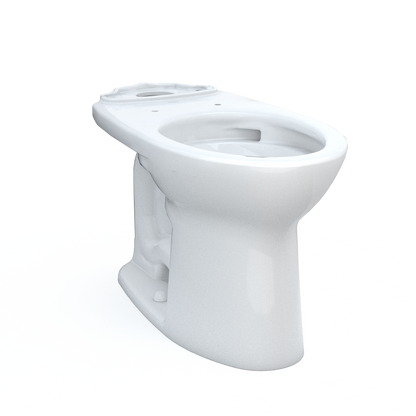 TOTO C776CEG#01 Drake Elongated Tornado Flush Toilet Bowl With Cefiontect - Cotton White