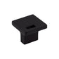 TOP KNOBS TK269BLK Modern Metro Slot 1 1/4" Length Square Knob - Flat Black