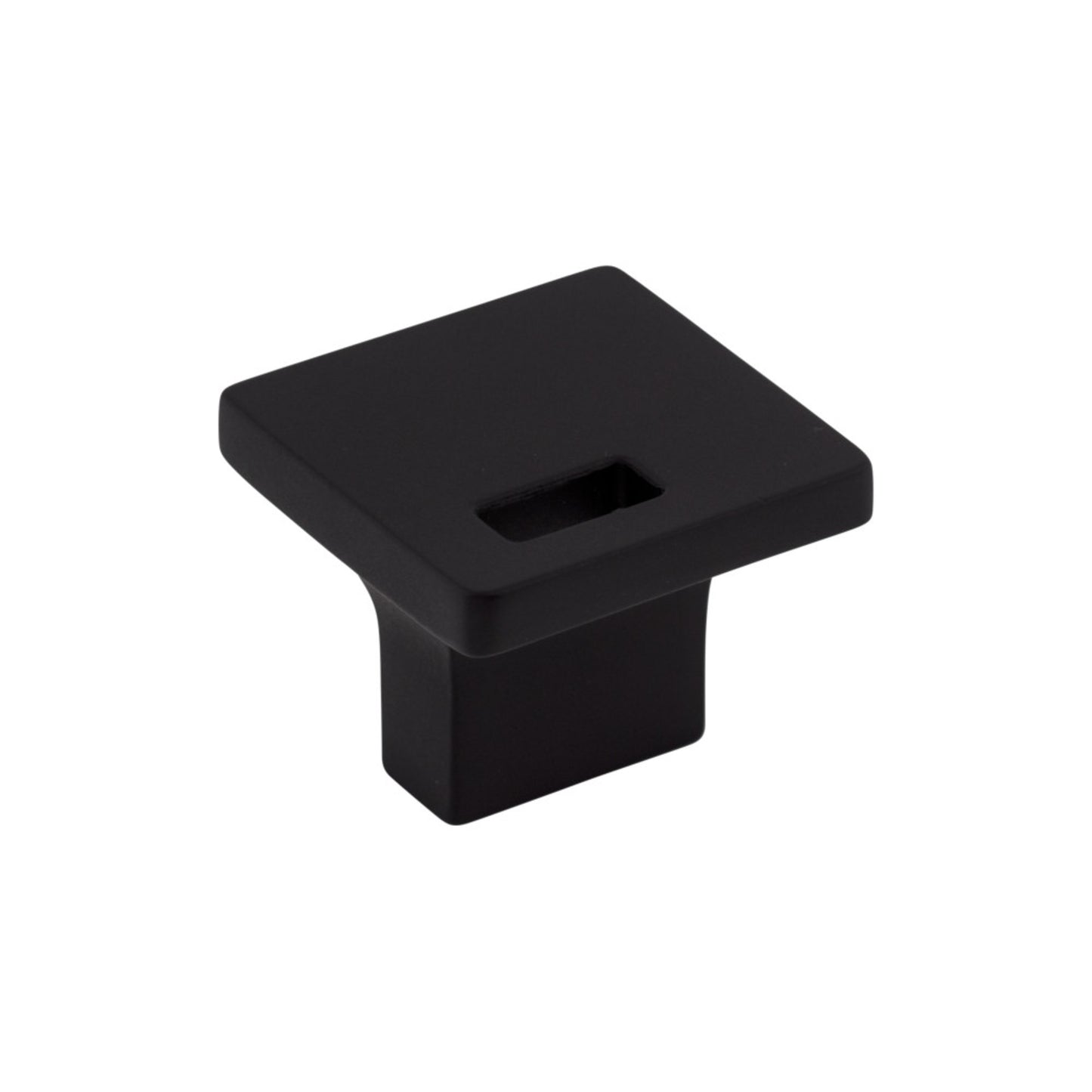 TOP KNOBS TK269BLK Modern Metro Slot 1 1/4" Length Square Knob - Flat Black