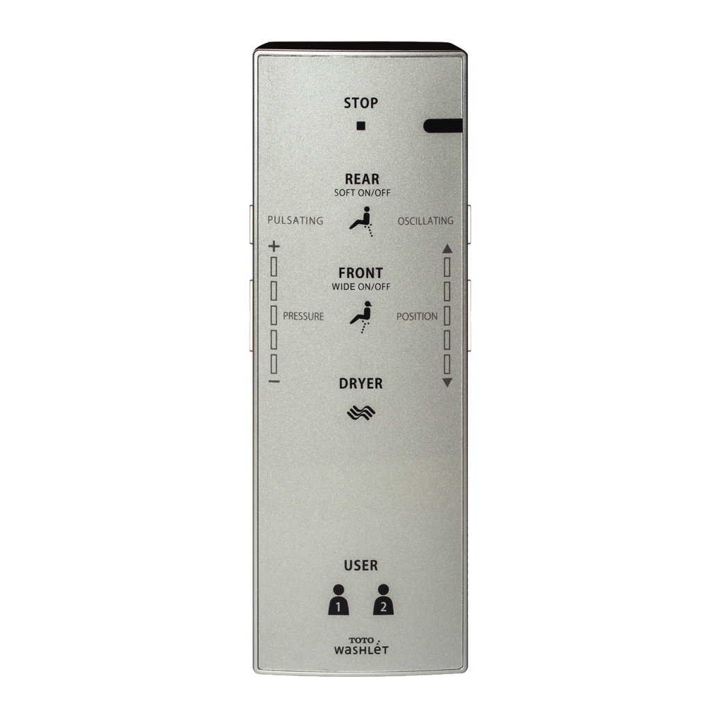 TOTO THU9489 Washlet S350E Remote Control With Mounting Bracket -
