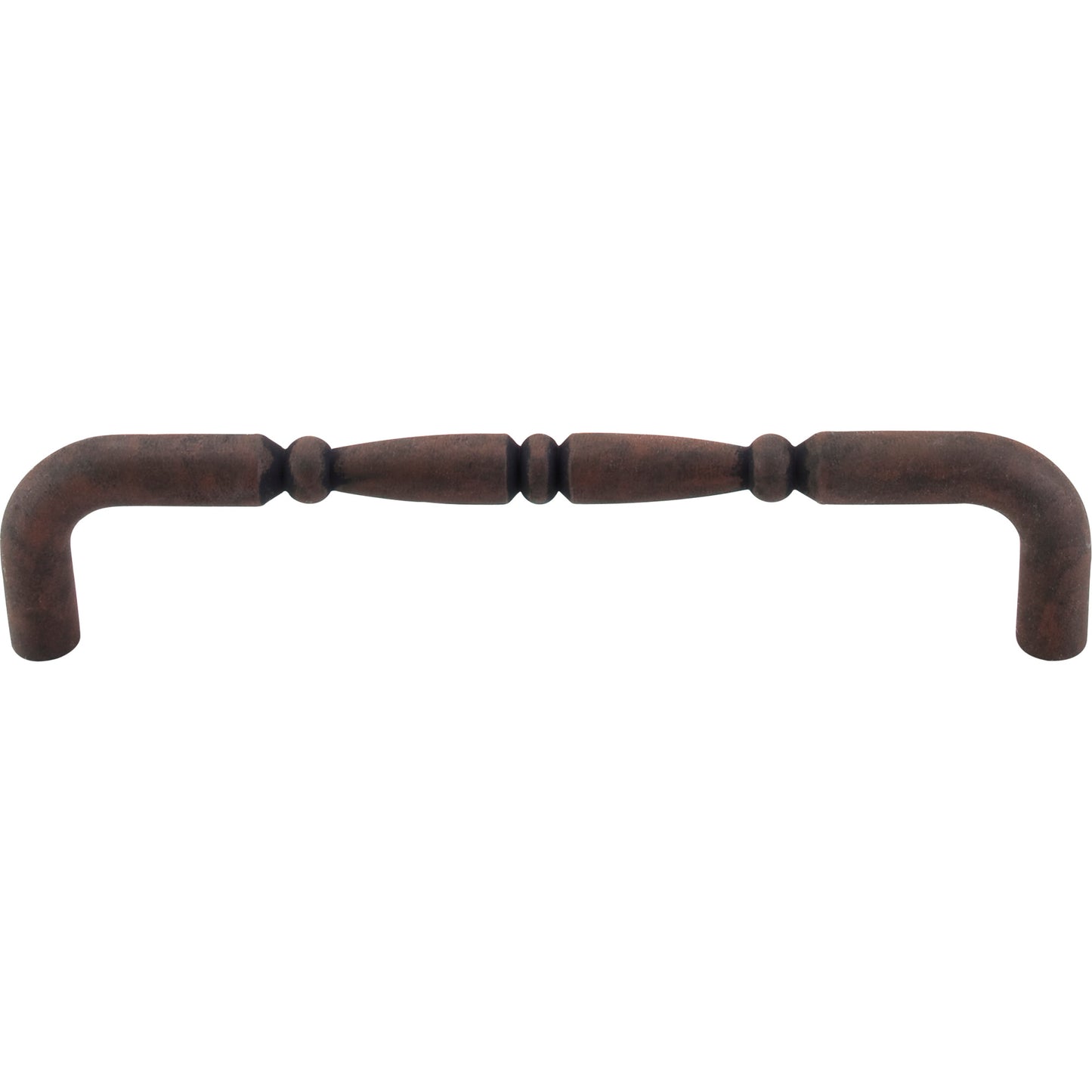 TOP KNOBS M798-7 Nouveau Ring 7" Center to Center Bar Pull , Patina Rouge