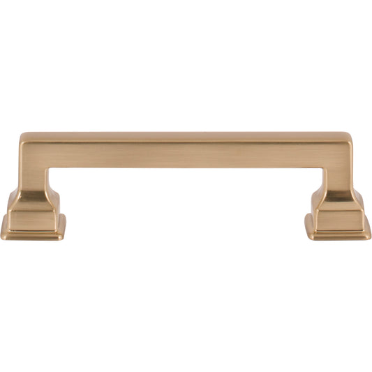 ATLAS A622-WB Erika 3 3/4" Center to Center Bar Pull - Warm Brass