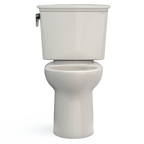 TOTO CST786CEFG#12 Drake Transitional Two-Piece Elongated 1.28 Gpf Universal Height Tornado Flush Toilet With Cefiontect - Sedona Beige
