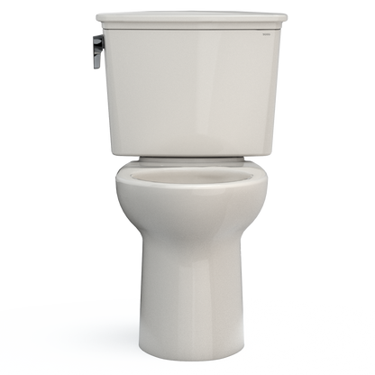 TOTO CST786CEFG#12 Drake Transitional Two-Piece Elongated 1.28 Gpf Universal Height Tornado Flush Toilet With Cefiontect - Sedona Beige