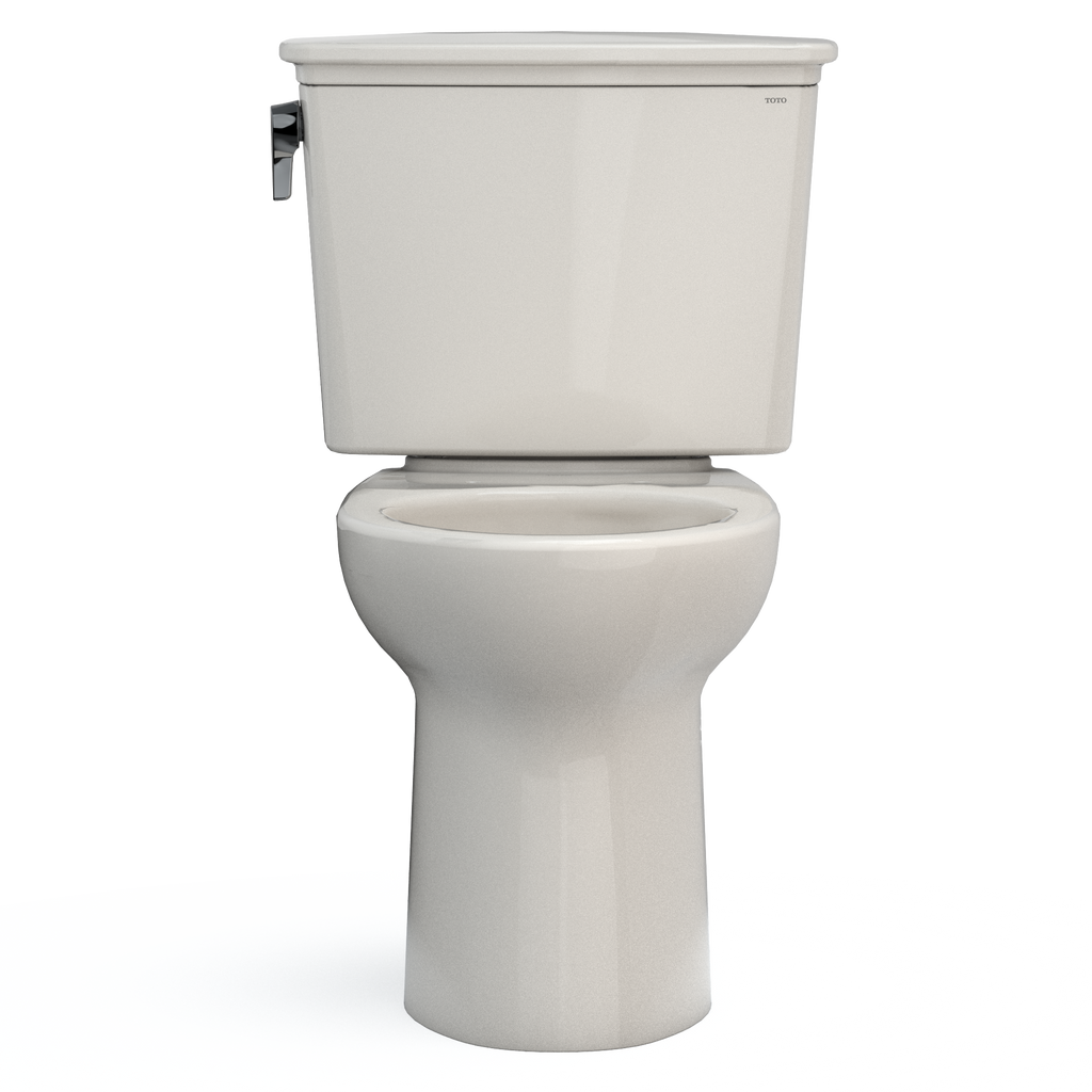 TOTO CST786CEG#12 Drake Transitional Two-Piece Elongated 1.28 Gpf Tornado Flush Toilet With Cefiontect - Sedona Beige