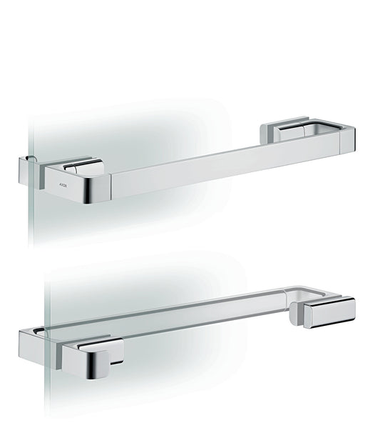 AXOR 42837820 Universal SoftSquare Shower Door Handle - Brushed Nickel