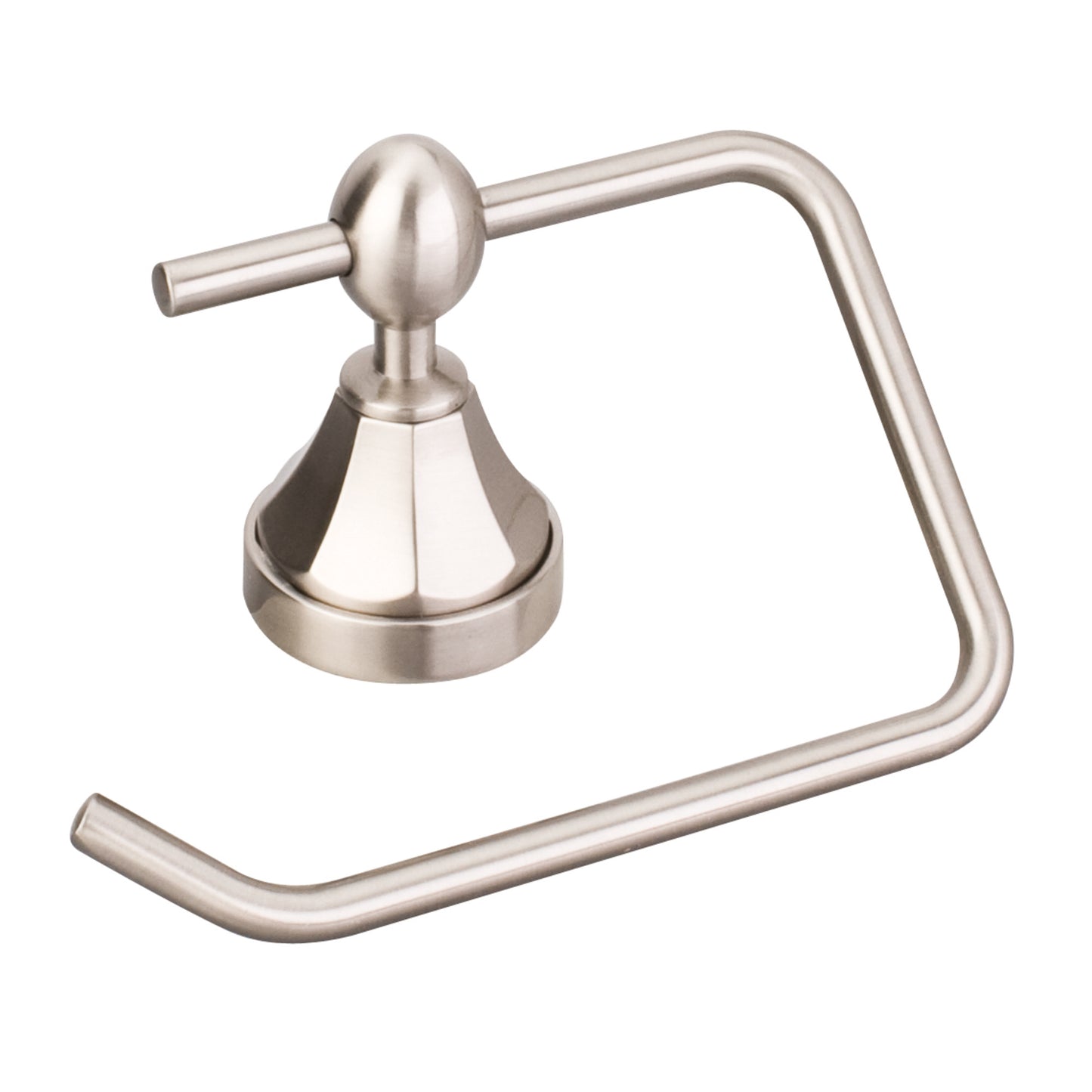 ELEMENTS BHE3-01SN-R Newbury Satin Nickel Euro Paper Holder  - Retail Packaged , Satin Nickel