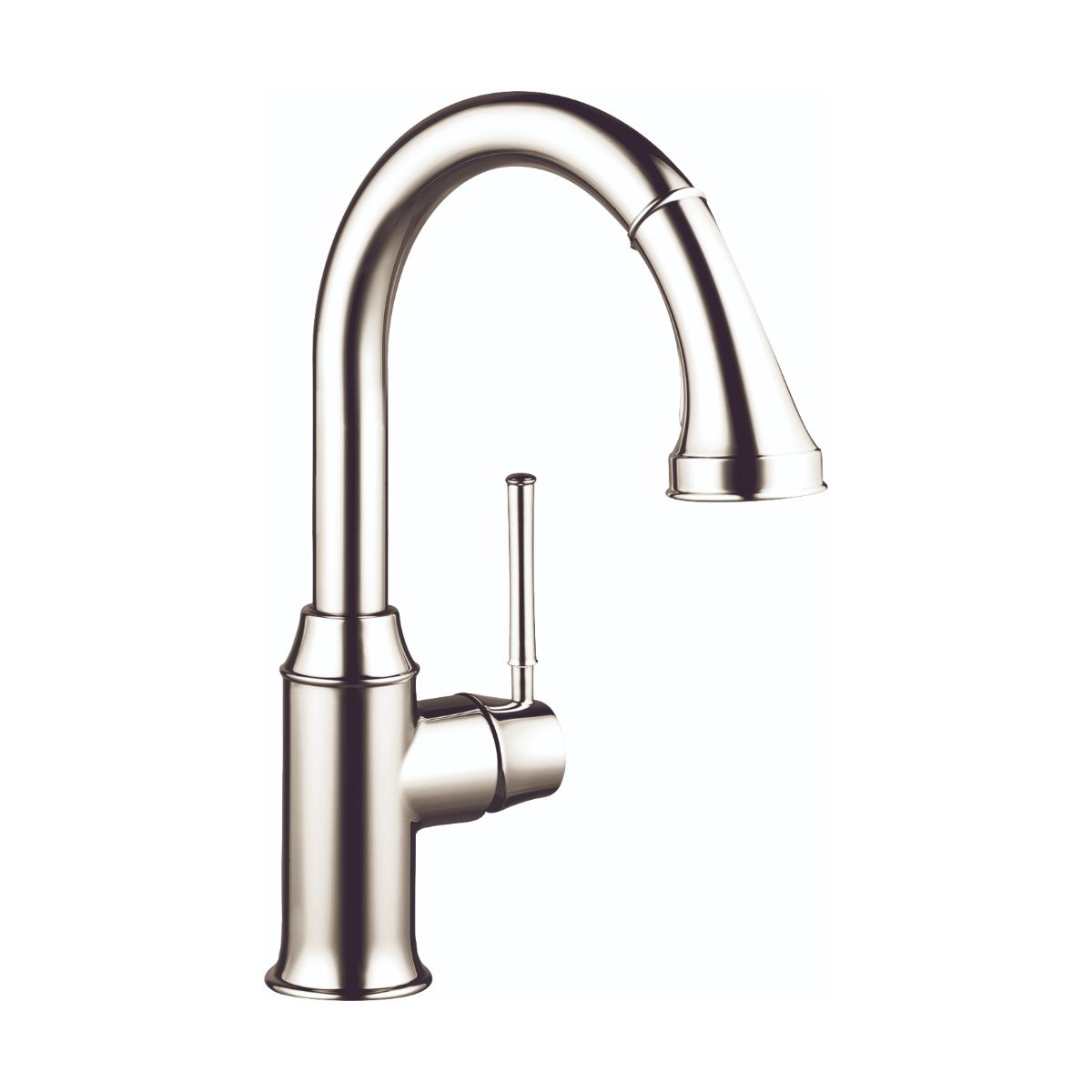 HANSGROHE 04216830 Talis C Prep Kitchen Faucet, 2-Spray Pull-Down, 1.75 GPM - Polished Nickel