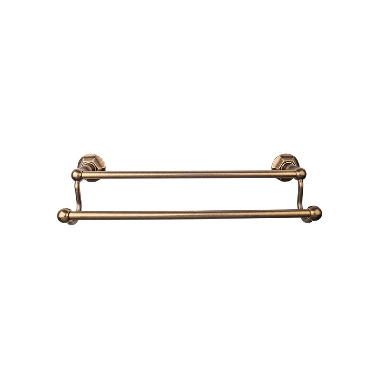 TOP KNOBS ED9GBZB TOP BATH (R) Edwardian Bath Double 26 1/2" Wall Mounted Towel Bar - German Bronze