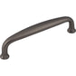 TOP KNOBS M2116 Charlotte 4" Center to Center Bar Pull - Ash Gray