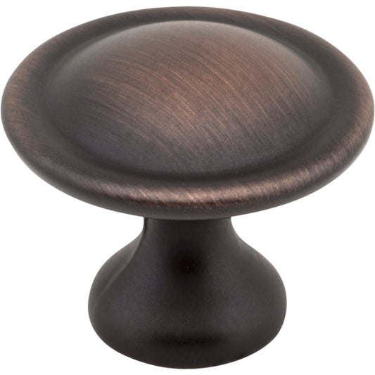 ELEMENTS 647DBAC Watervale 1-1/8" Diameter Mushroom Knob - Brushed Oil Rubbed Bronze