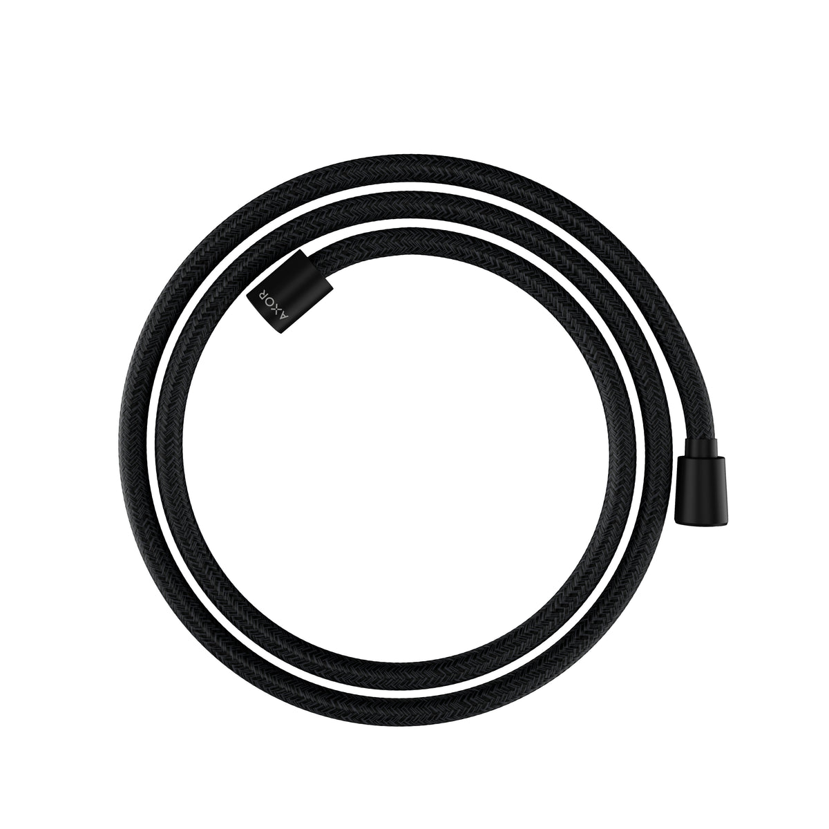 AXOR 28259670 Shower Solutions Textile Hose with Cylindrical and Conical Nut, 63" - Matte Black