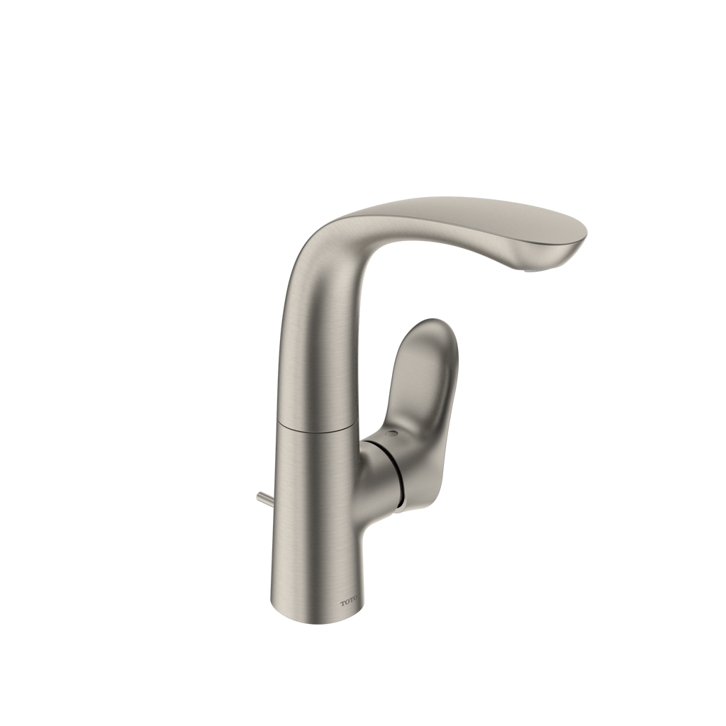 TOTO TLG01309U#BN Go 1.2 Gpm Single Side-Handle Bathroom Sink Faucet With Comfort Glide Technology And Drain Assembly - Brushed Nickel