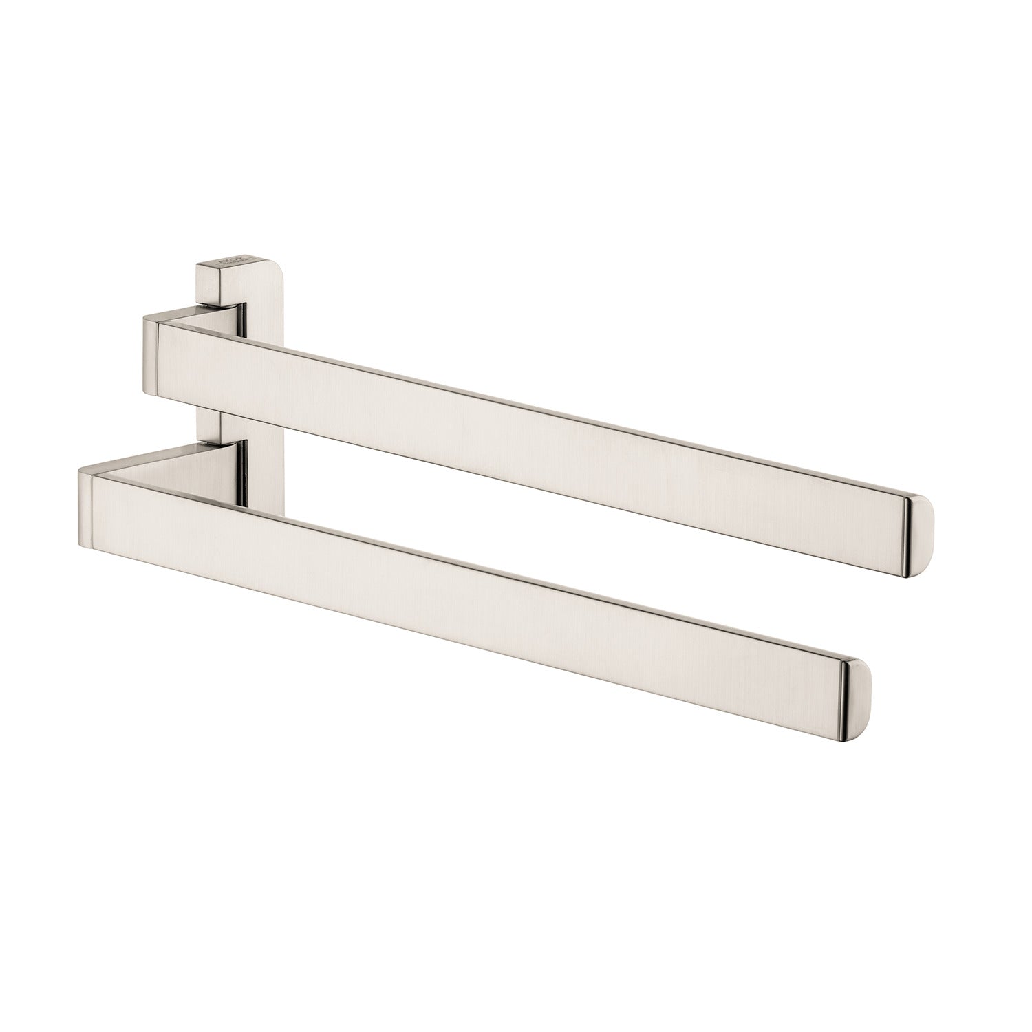 AXOR 42821820 Universal SoftSquare Dual Towel Bar - Brushed Nickel