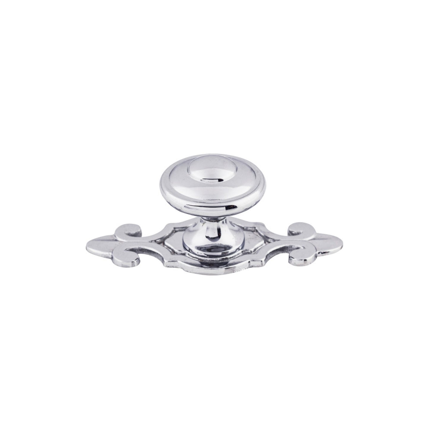 TOP KNOBS M2134 Canterbury 1 1/4" Diameter Round Knob - Polished Chrome