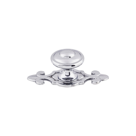 TOP KNOBS M2134 Canterbury 1 1/4" Diameter Round Knob - Polished Chrome