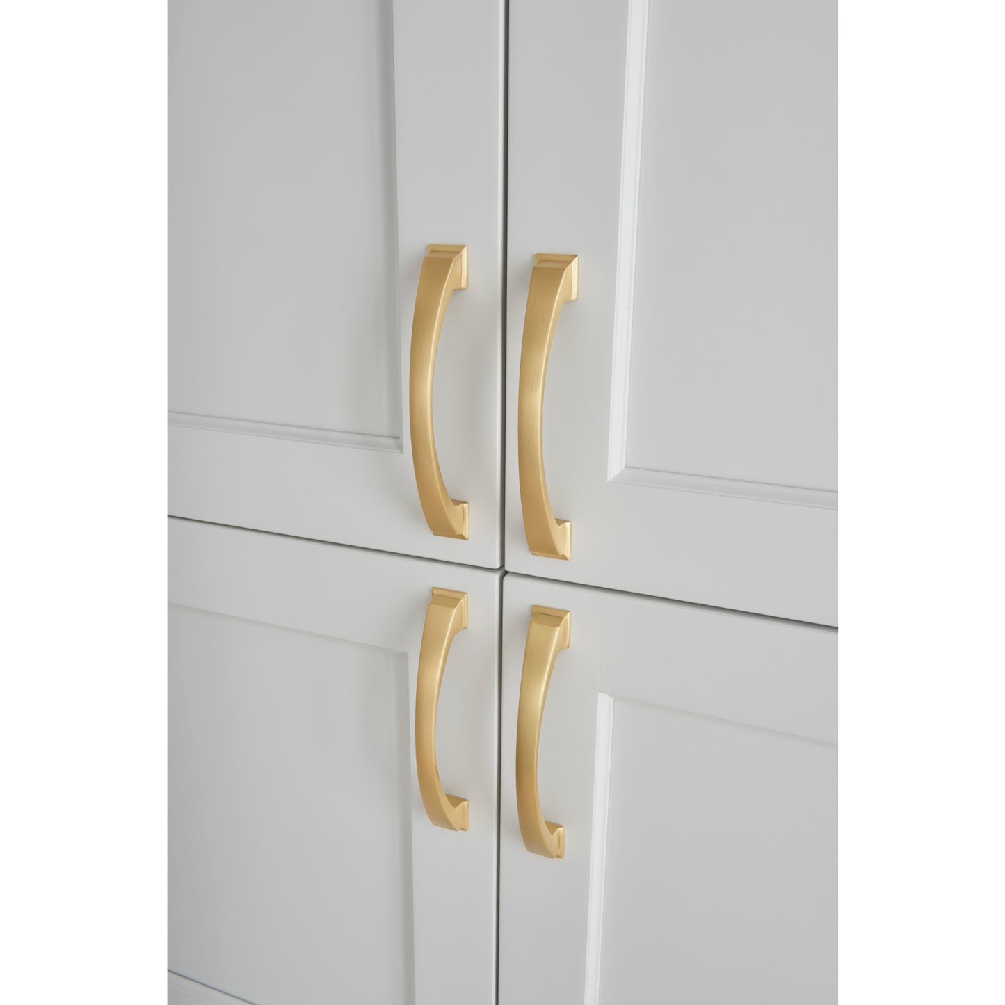 JEFFREY ALEXANDER 944-305BG Roman 305 mm Center-to-Center Arch Pull - Brushed Gold