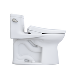 TOTO MW6344736CEFG#01 Washlet+ Supreme Ii One-Piece Elongated 1.28 Gpf Toilet And Washlet+ S7A Contemporary Bidet Seat - Cotton White
