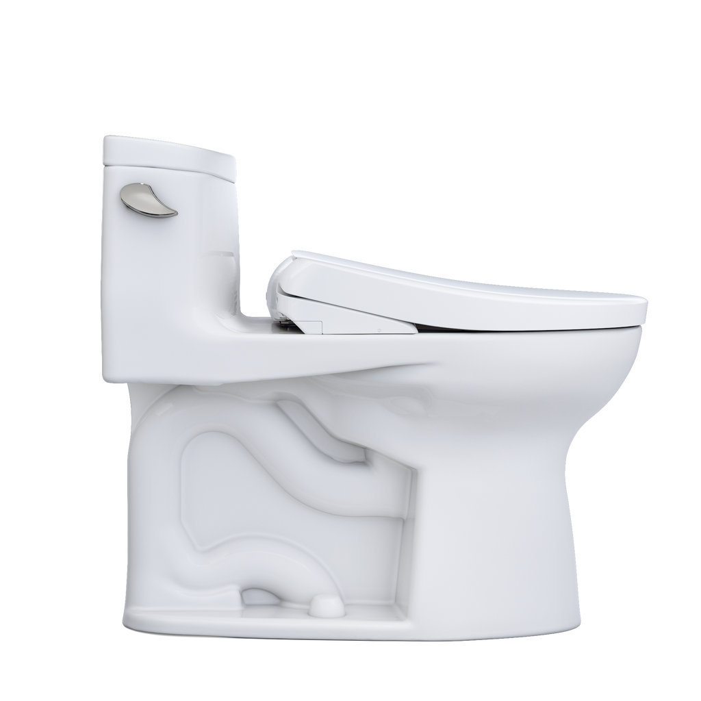 TOTO MW6344726CEFG#01 Washlet+ Supreme Ii One-Piece Elongated 1.28 Gpf Toilet And Washlet+ S7 Contemporary Bidet Seat - Cotton White