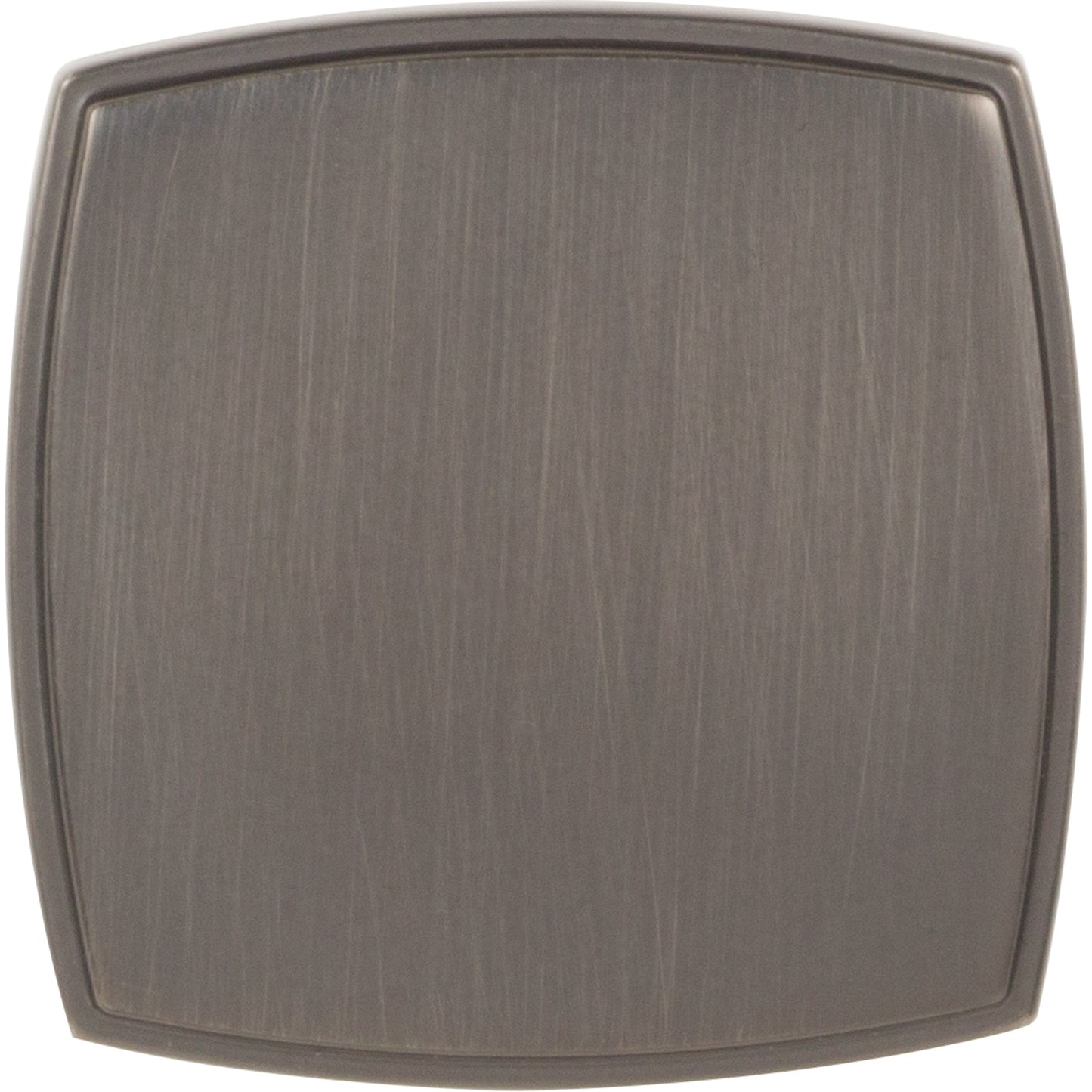 JEFFREY ALEXANDER 141L-BNBDL Renzo 1-3/4" Diameter Square Knob - Brushed Pewter