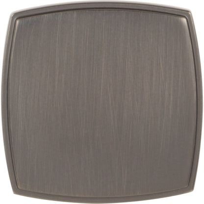 JEFFREY ALEXANDER 141L-BNBDL Renzo 1-3/4" Diameter Square Knob - Brushed Pewter