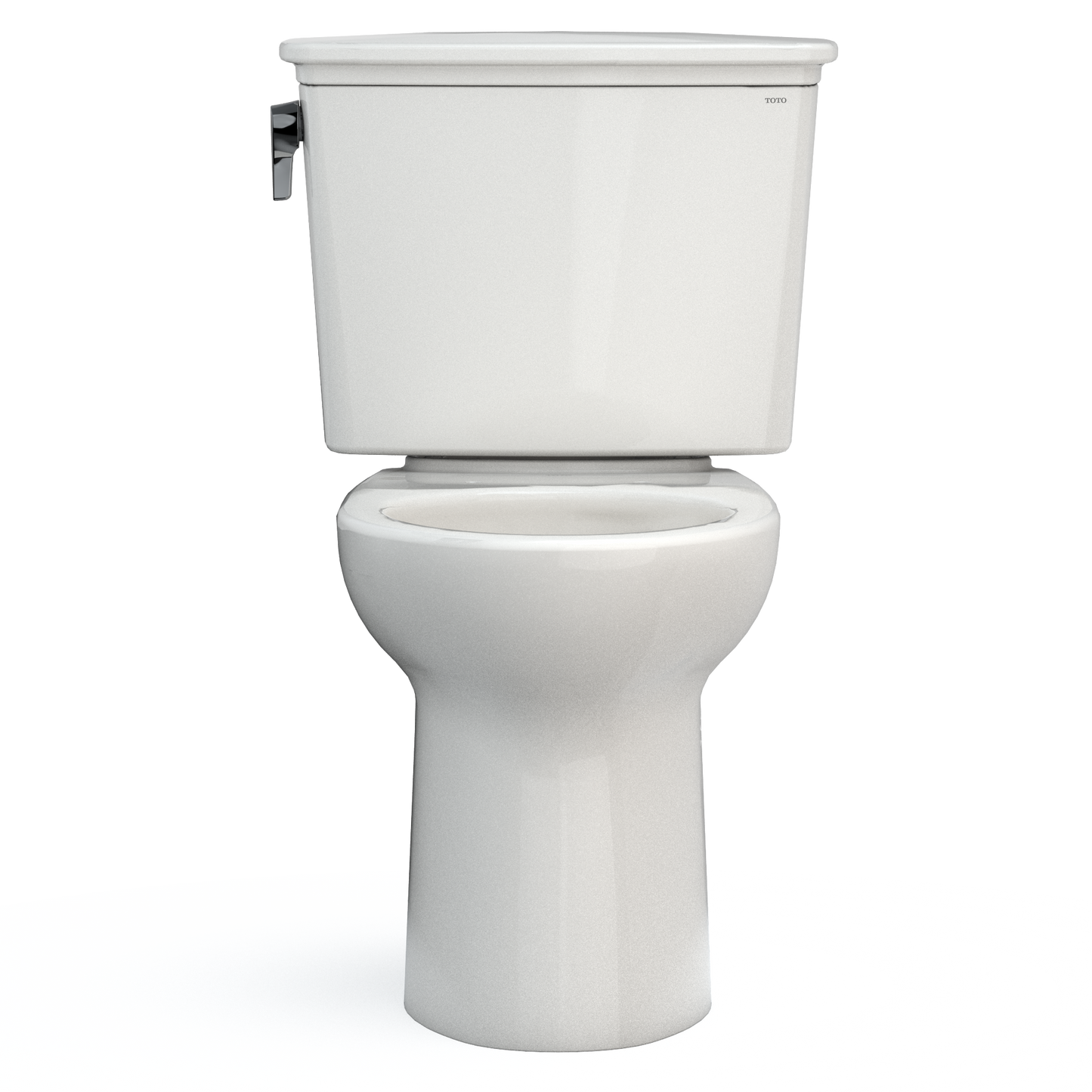 TOTO CST786CEG#11 Drake Transitional Two-Piece Elongated 1.28 GPF TORNADO FLUSH Toilet with CEFIONTECT , Colonial White