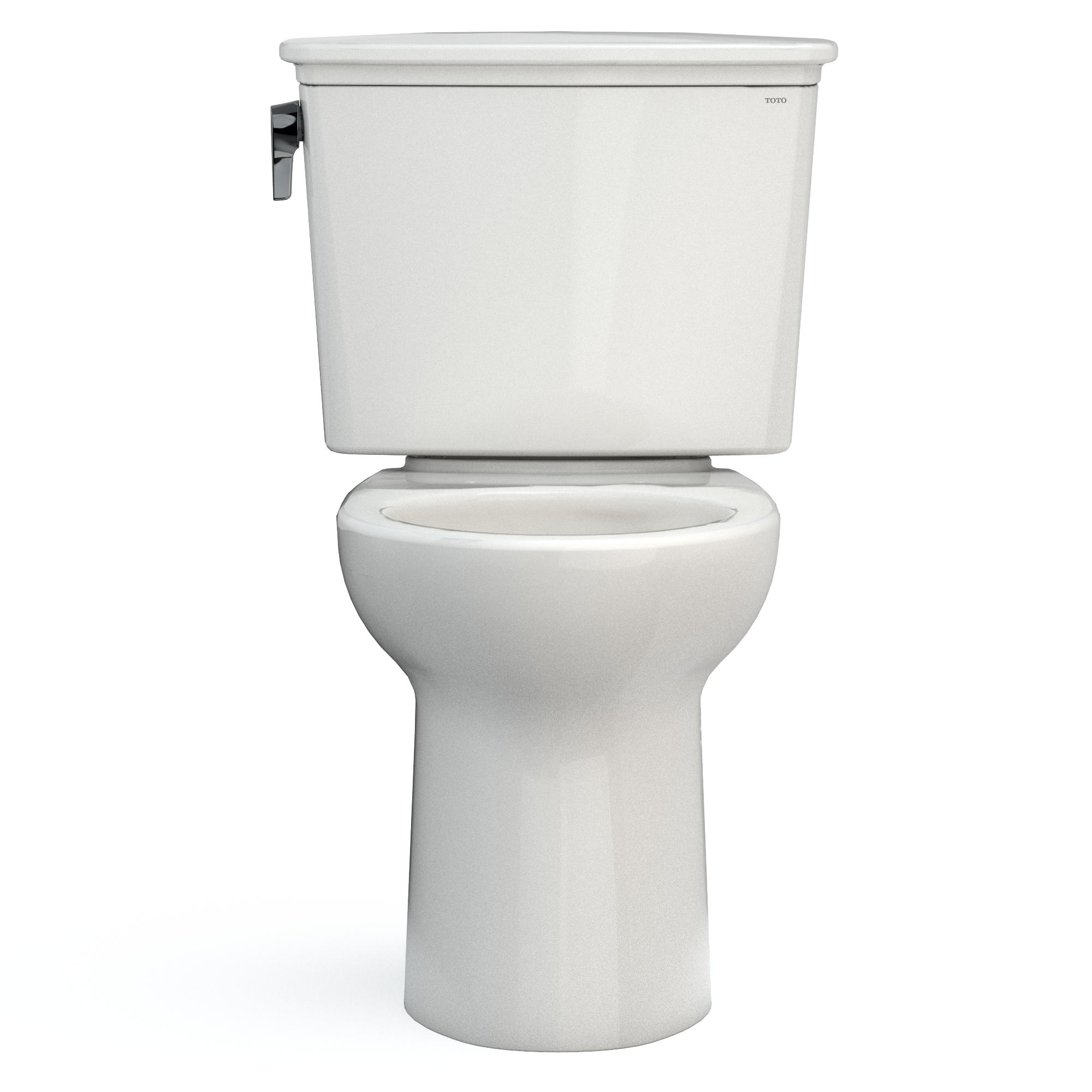 TOTO CST786CEFG#11 Drake Transitional Two-Piece Elongated 1.28 Gpf Universal Height Tornado Flush Toilet With Cefiontect - Colonial White