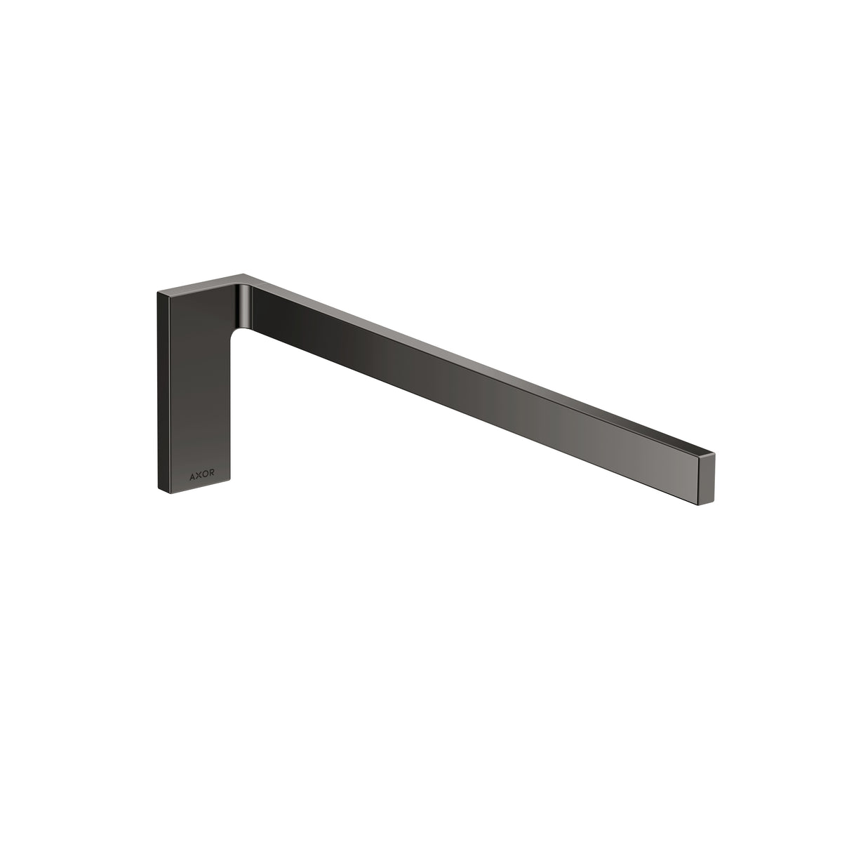 AXOR 42626330 Universal Rectangular Towel Holder - Polished Black Chrome