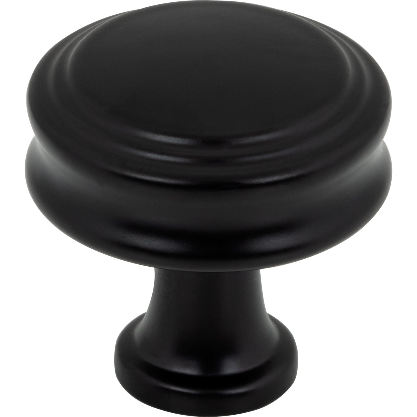 TOP KNOBS TK3190BLK Coddington 1 1/4" Length Round Knob - Flat Black