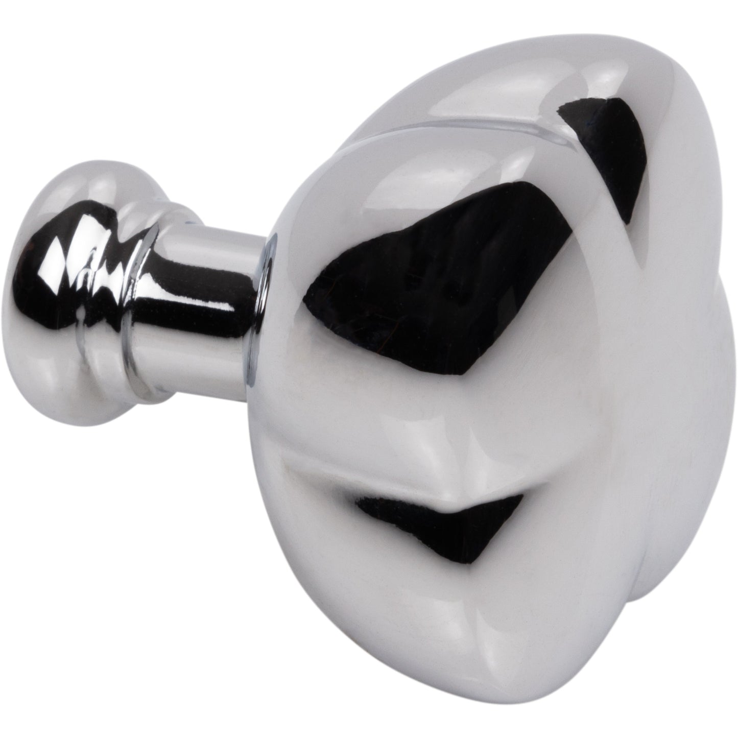 JEFFREY ALEXANDER 686PC Southerland 1-1/4" Length Round Knob - Polished Chrome