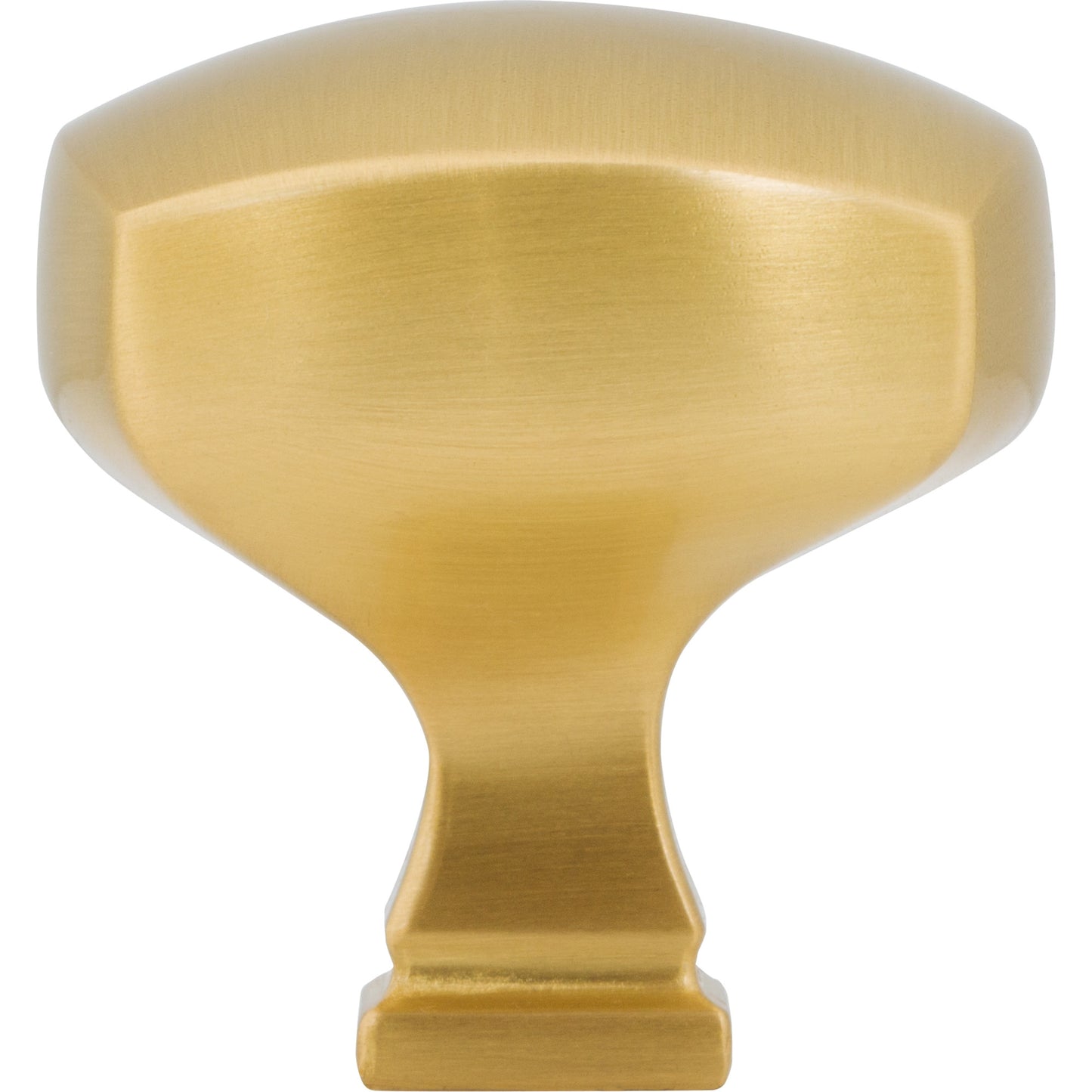 JEFFREY ALEXANDER 278L-BG Audrey 1-3/8" Diameter Square Knob - Brushed Gold