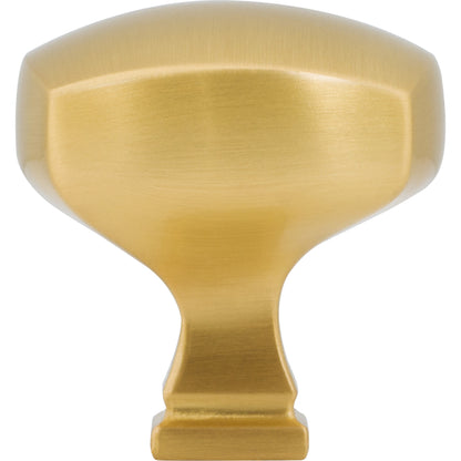 JEFFREY ALEXANDER 278L-BG Audrey 1-3/8" Diameter Square Knob - Brushed Gold