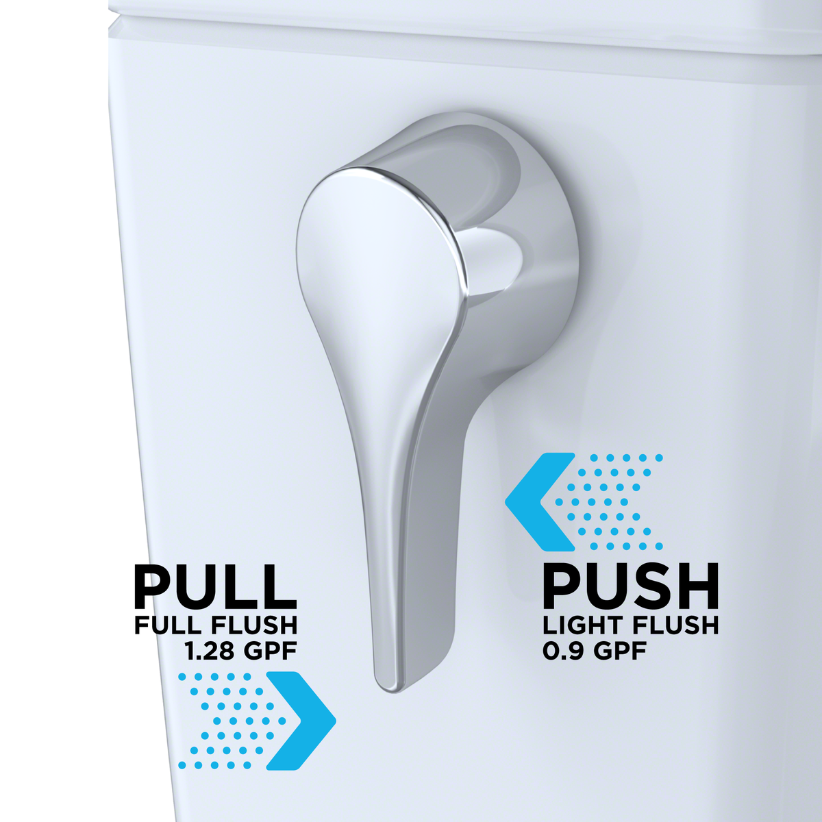 TOTO MS436124CEMFGN#01 Aquia Iv Cube Two-Piece Elongated Dual Flush 1.28 And 0.9 Gpf Universal Height Toilet With Cefiontect - Cotton White