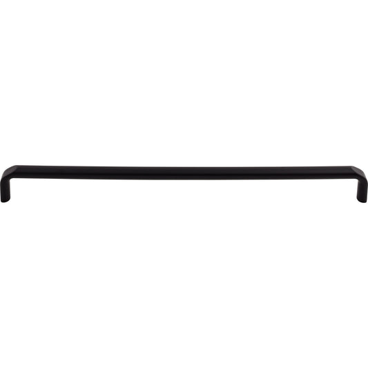 TOP KNOBS TK877BLK Exeter 12" Center to Center Bar Pull - Flat Black