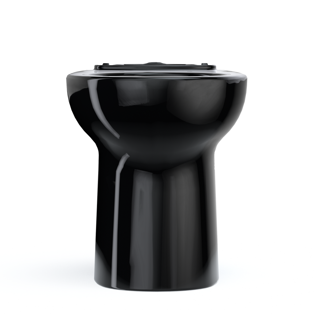 TOTO C775CEF#51 Drake Round Tornado Flush Toilet Bowl - Ebony