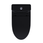 TOTO MS646124CEMFN#51 Aquia Iv One-Piece Elongated Dual Flush 1.28 And 0.9 Gpf Universal Height - Ebony