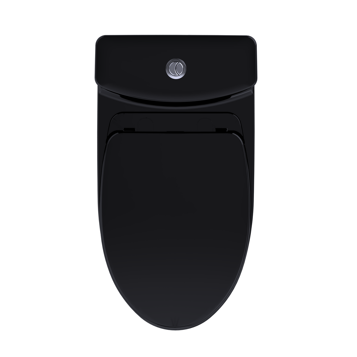TOTO MS646124CEMFN#51 Aquia Iv One-Piece Elongated Dual Flush 1.28 And 0.9 Gpf Universal Height - Ebony