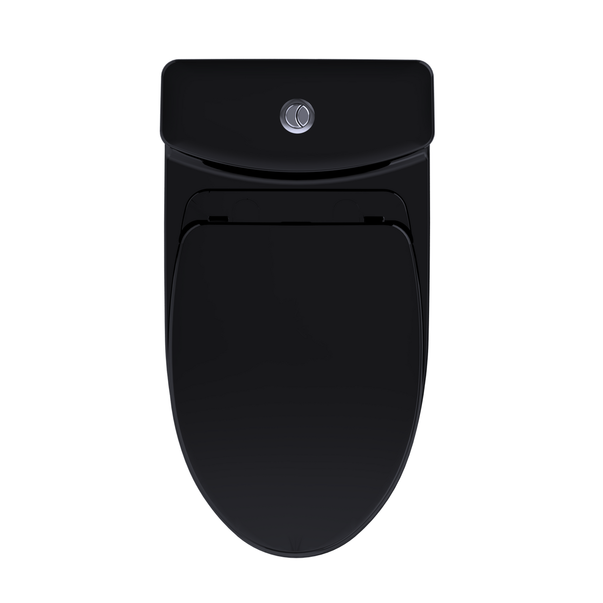 TOTO MS646124CEMFN#51 Aquia Iv One-Piece Elongated Dual Flush 1.28 And 0.9 Gpf Universal Height - Ebony