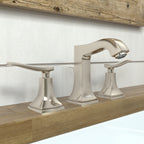 HANSGROHE 31330831 Metropol Classic Widespread Faucet 110 with Lever Handles and Pop-Up Drain, 1.2 GPM - Polished Nickel