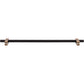 JEFFREY ALEXANDER 478-305MBSBZ Larkin 2 305 mm Center-to-Center Bar Pull - Matte Black w/Satin Bronze