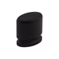 TOP KNOBS TK59BLK Oval 1 1/8" Length Oval Knob - Flat Black