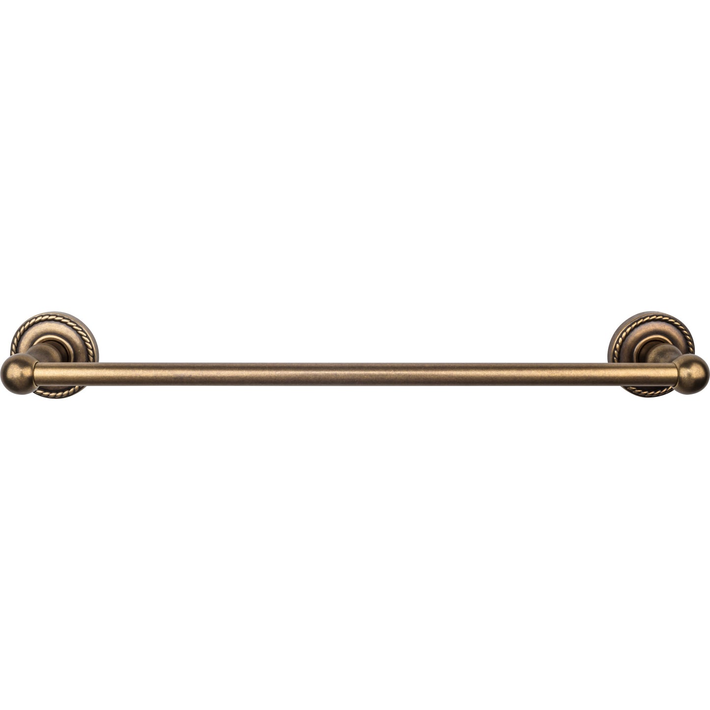 TOP KNOBS ED6GBZF TOP BATH (R) Edwardian Bath Single 20 1/2" Wall Mounted Towel Bar - German Bronze