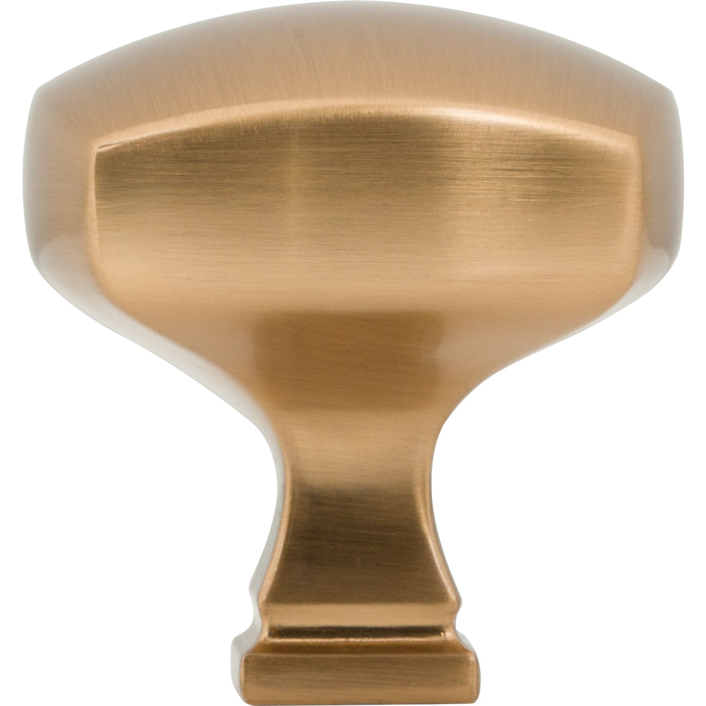 JEFFREY ALEXANDER 278L-SBZ Audrey 1-3/8" Diameter Square Knob - Satin Bronze