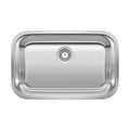 BLANCO 441529 Stellar Stellar 28" Single Bowl Undermount Stainless Steel ADA Kitchen Sink in Brushed Finish