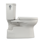 TOTO MS474124CUFG#12 Vespin II 1G Two-Piece Elongated 1.0 GPF Universal Height Toilet with CEFIONTECT and SS124 SoftClose Seat , Sedona Beige