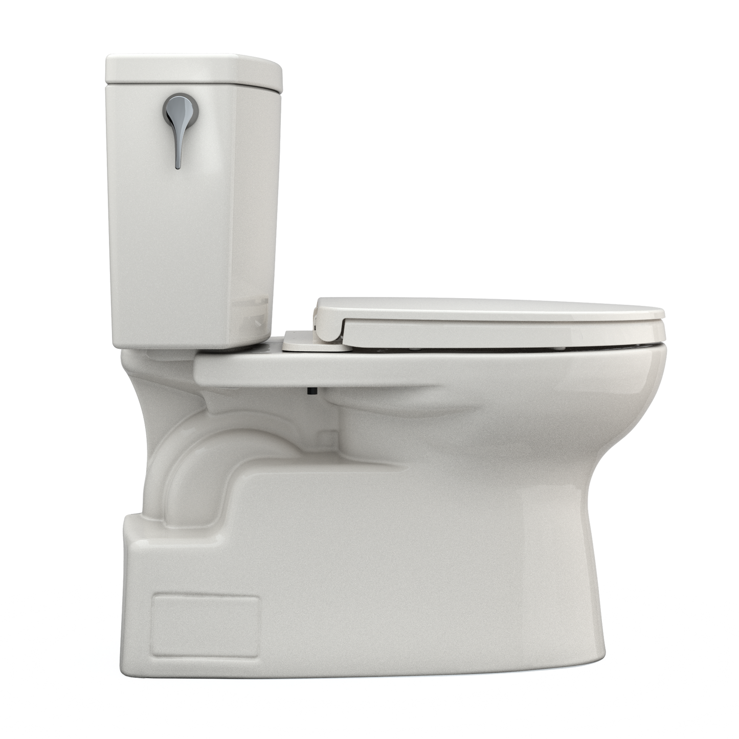 TOTO MS474124CUFG#12 Vespin II 1G Two-Piece Elongated 1.0 GPF Universal Height Toilet with CEFIONTECT and SS124 SoftClose Seat , Sedona Beige